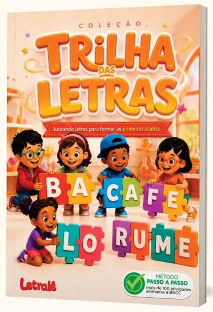Capa do caderno 4: família silábica